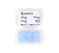 Bouchons d'oreille en silicone modelables pour dormir et nager Blue