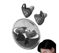 Bouchons d'oreille en silicone souple pour dormir - Bouchons d'oreilles réutilisables pour réduction du bruit - Étude du ronflement - Méditation - Voyages - Avion - Moto - Concerts - Pisol