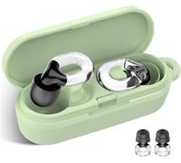 Bouchons d'oreille pour dormir, réutilisables, en silicone, réduction du bruit de 35 dB, 7 paires, tailles XS/S/M/L, transparents