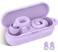 Bouchons d'oreille pour dormir, réutilisables, en silicone, réduction du bruit de 35 dB, lot de 7 paires, couleur violette