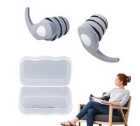 Bouchons d'oreille pour la réduction du bruit, bouchons d'oreille pour le sommeil,Bouchons d'oreilles en gel de silicone antibruit doux | réutilisables pour musiciens, 25 dB, avec é