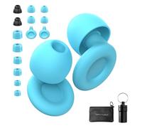 Bouchons d'oreille pour réduction du bruit du sommeil, réutilisables, concerts, mise au point, voyage, travail, haute fidélité - 7 paires d'embouts d'oreille - Flexible doux - Touch - NRR de 24 et