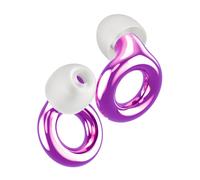 Bouchons d'oreille silencieux pour réduire le bruit pour dormir, bouchons d'oreille en Silicone pour la natation, moto, filtrage du bruit Purple