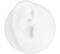 Bouchons d'oreille souples en silicone, gauche et droit, blancs, protection auditive