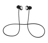 Bouchons D'oreilles Anti-bruit Cd, Silicone Abs, Noir, avec Cordon | Dormir, Étudier et Voyager, Protection Auditive Légère, Confort Maximal, Étui Portable Inclus