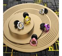 Bouchons d'oreilles anti-bruit en silicone triple couche, filtre anti-bruit, pour dormir, nager, annulation du bruit, étanches, silencieux, avec boîte Pink