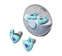 Bouchons d'oreilles anti-bruit réutilisables en silicone souple pour le ronflement, l'apprentissage, les voyages, les avions, les vols, les concerts et les motos, confortables
