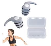 Bouchons d'oreilles antibruit, bouchons d'oreilles pour dormir - Bouchons en gel de silicone antibruit doux,Bouchon d'oreille réutilisable pour musiciens, avec étui, bouchons d'oreille conf