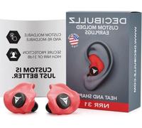 Bouchons d'oreilles confortables avec atténuation de 31 dB | Bouchons d'oreilles personnalisables pour le sommeil, les concerts, le travail et le sport | 3 tailles, étui inclus