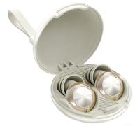 Bouchons d'oreilles doux et confortables avec design auto-conforme, pour soulager les ronflements, les concerts, les motos, sans pression, violet (beige)