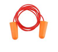 Bouchons d'oreilles PU Orange SNR 38dB avec cordon - Boite de 200 paires - SINGER FRERES - 200B38C