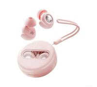 Bouchons d'oreilles réutilisables en silicone antibruit pour dormir et étudier, confortables (rose)