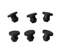Bouchons en caoutchouc for trous, bouchon de bonde fermé, 5 pièces, couvercle de prise de type T noir, joint à pression 9 mm noir (couleur : 8 mm) (couleur : 5 mm)