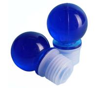 Bouchons en plastique, 10 pièces, de couleur bleue, avec vis papillon