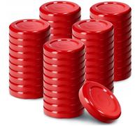 Bouchons KADAX pour bouteilles, bocaux, bouchon, couvercle, Fi38, 50 pcs, 3 crochets rouge