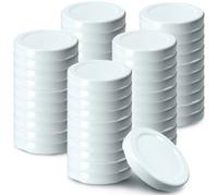 Bouchons KADAX pour bouteilles, bocaux, bouchons, couvercles, Fi33, 50 pcs, 3 crochets blanc