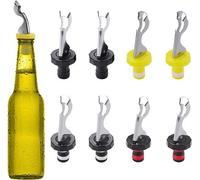 Bouchons universels, lot de 8, pour la bière et le vin