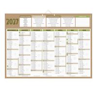 Bouchut Calendrier mural annuel Natura - 40,5 x 55 cm - 2027