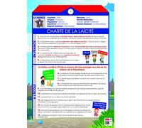 Bouchut Poster Pédagogique - Laïcité - 52 X 76 Cm