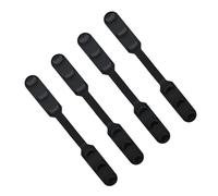Boucle D’extension pour Masque, 4 Pièces, Réglable, Silicone Noir | Maintien Sûr Sangle, Trois Positions, Points Antidérapants Internes, pour Déplacements Quotidiens