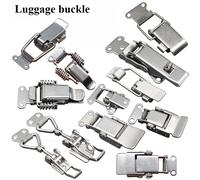 Boucle de verrouillage de boîte en acier inoxydable 304, verrouillage de compartiment à bagages, boulon de porte, outil de fixation à boucle rapide C (1Set)