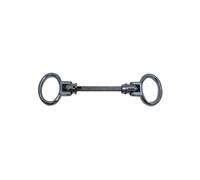 Boucle double chromé 142 VACHETTE - 1 portée de 14mm - carré 6x70 - 0084822