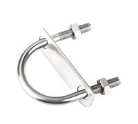 Boucle tubulaire Colliers de serrage ronds en U M6/M8 avec écrous à plaque, colliers acier inoxydable 304, 2 pièces