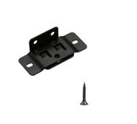 Boucles De Fixation À Insert En Métal Deux-en-un | Supports De Connecteur En Stratifié For Meubles À 90 Degrés En Forme De L(Black 20pcs)