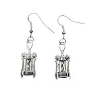 Boucles d'oreille argenté Boucles d'oreille - Boucles d'oreille Miniblings Tire-bouchon à vin - Bijoux faits à la main Mode I bouchons argent bouteille de vin