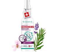 BOUCLIER ANTI PUNAISE DE LIT - Spray anti punaise de lit puissant - Traitement naturel aux Huiles Essentielles - 100mL