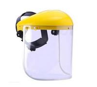 Bouclier antiéclaboussures intégral, léger et réglable, Yellow | Bouclier antiéclaboussures de qualité industrielle avec couverture complète, bandeau ergonomique réglable