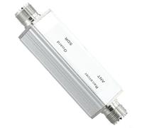 Bouclier de récepteur RF 1000 W pour protection de préamplificateur - Module RF sans fil avec connecteur femelle de type M - Carte récepteur audio argenté