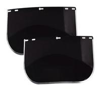 Bouclier facial pour le casque, 2pcs Tintal Face Shield, 15, 5 x 7, 9 pouces Sécurité de remplacement pour le casque, soudage, broyage, bricolage, de cosplay, visière