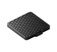Bouclier thermique pour grille - Couverture pour brûleur pour barbecue en acier inoxydable, protection pour brûleur de cuisson réglable, couverture déflecteur pour barbecue de grande épaisseur |