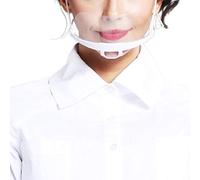 Bouclier Visage, 10 pcs Transparent Clairette Anti-buée Demi-écran Visage Horeca Chef Vizier, Anti-Splash et salive Protection Films Nourriture Protection En Plastique Visage Horeca Chef