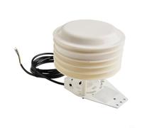Boucliers en ABS contre les radiations solaires pour station météo | Boîte de protection pour capteur de température et d'humidité | Coque en ABS pour surveillance météorologique | 140 x 78 mm