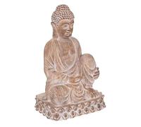 Atmosphera - Statuette Bouddha - Effet Bois H67 cm