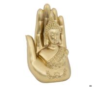Bouddha main déo Andy H.18cm résine doré - Atmosphera Créateur d'intérieur