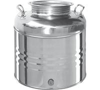 BOUDECH OLIVARI - Conteneur d'huile en acier inoxydable 30 l