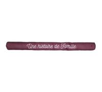 Boudin de porte 80 cm EN FAMILLE Rouge Bordeaux Histoire de famille