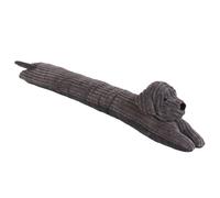 Boudin de porte 80 cm WOOF 100% polyester petit chigris velour cottelé