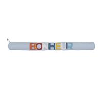 Boudin de porte en polyester avec message collection COLOR bleu