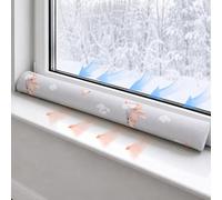Boudin de Porte Isolant Froid 90 cm - Bas de Porte et fenêtre Coupe-Vent décoratif Idéal pour entrée Maison fenêtres et Coussin pour Chambre Enfant Coton Oeko-tex Lapin