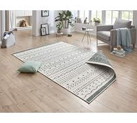 bougari Kuba Tapis réversible pour l'intérieur et l'extérieur, Crème Verte., 80x150 cm