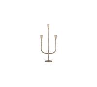 Bougeoir de l'Avent en laiton cuivré, chandelier, 3 bougies - Bloomingville, Ace - 10x24x55 cm