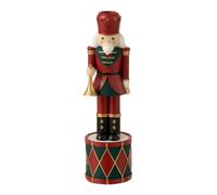 Bougeoir de Noël Casse-Noisette 25cm Rouge