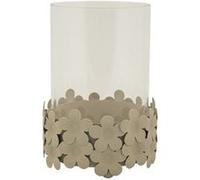 Bougeoir Déco "Dune" 16cm Crème
