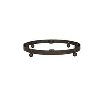 Bougeoir en acier inoxydable OYOY Living Design Noir 36x36x5,8 cm