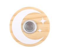 Bougeoir en bois avec motif lune mystique Something Different Wholesale