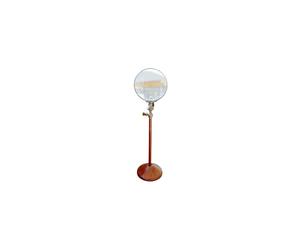 Bougeoir en bois cuivre, design simple - Chehoma, Rouille - H38 cm